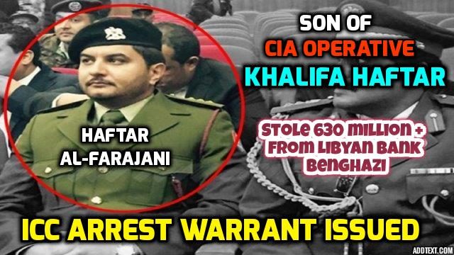 ICC arrest warrant haftar al farajani