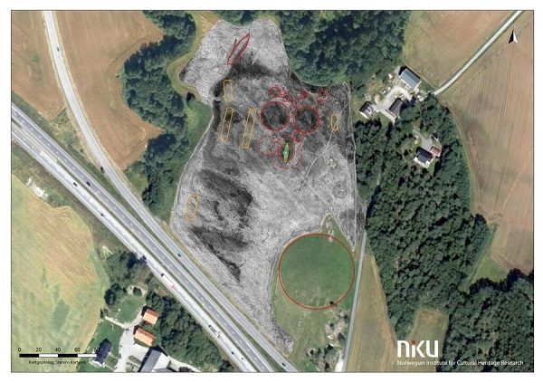 Click to enlarge Burial mound