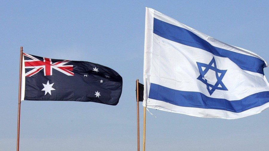 israel australia flags