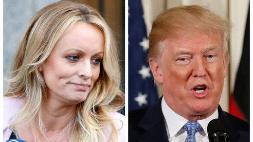 Stormy Daniels and Donald Trump