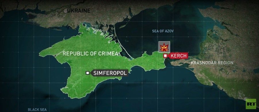 crimea kerch college terrorist map