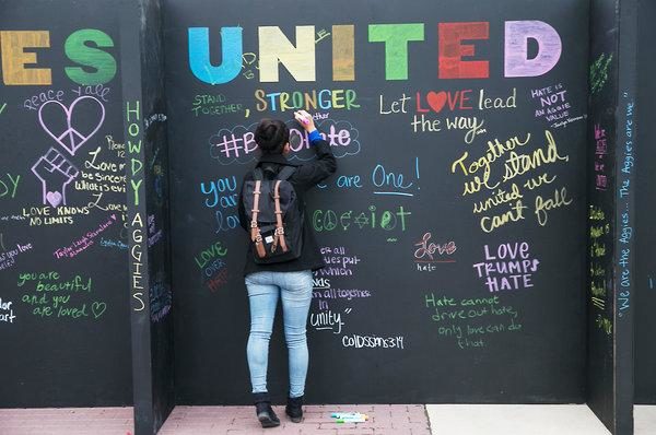 Click to enlarge student message board