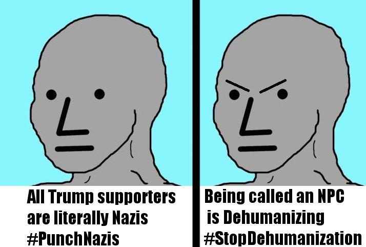 Click to enlarge NPC meme