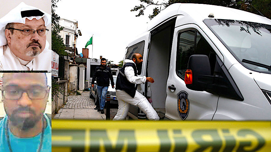 Click to enlarge Khashoggi/Meshal Saad al-Bostani/Consulate police