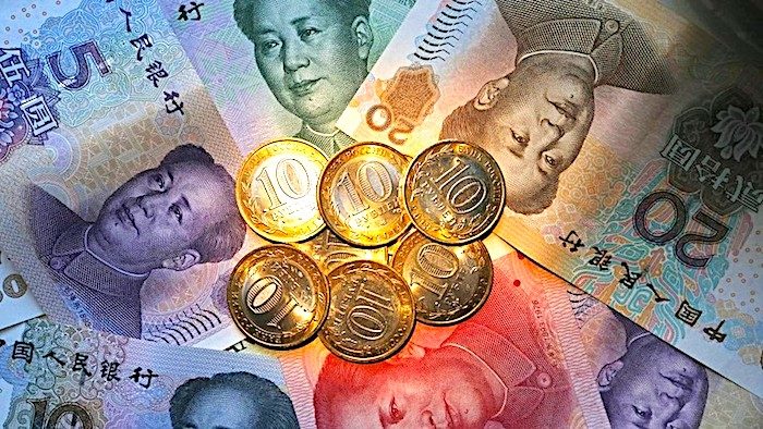 Click to enlarge ruble and yuan