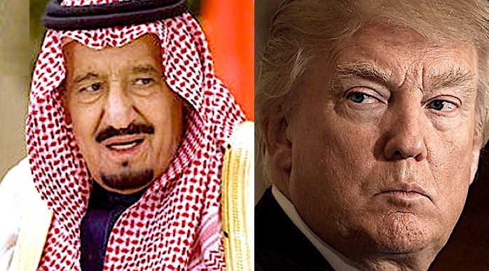 Trump King Salman bin Abdulaziz al Saud