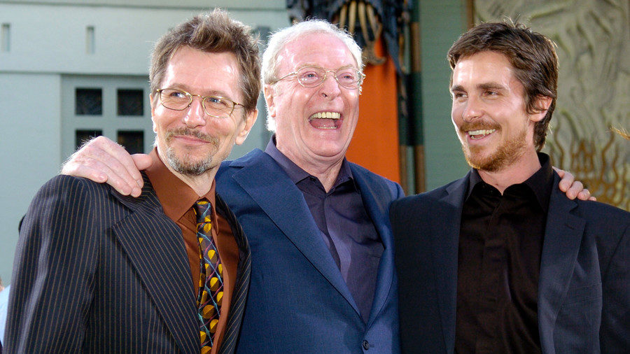 Click to enlarge Gary Oldman Michael Caine Christian Bale