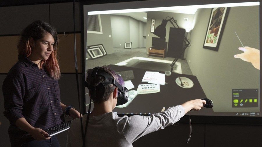 virtual reality game