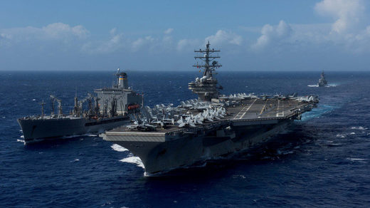 Click to enlarge USS Ronald Reagan