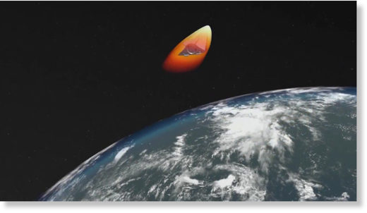 Click to enlarge Avangard hypersonic glider