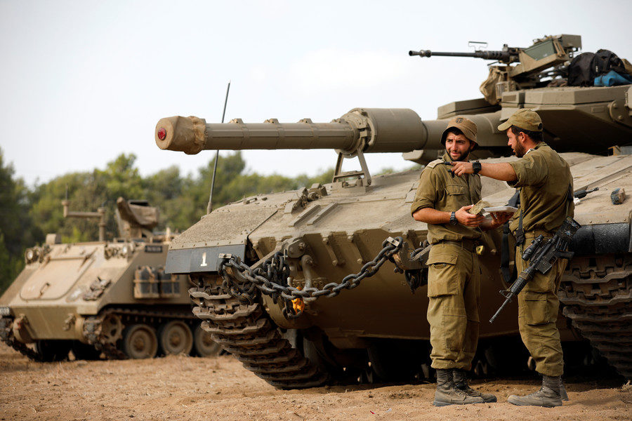tanks Gaza border IDF