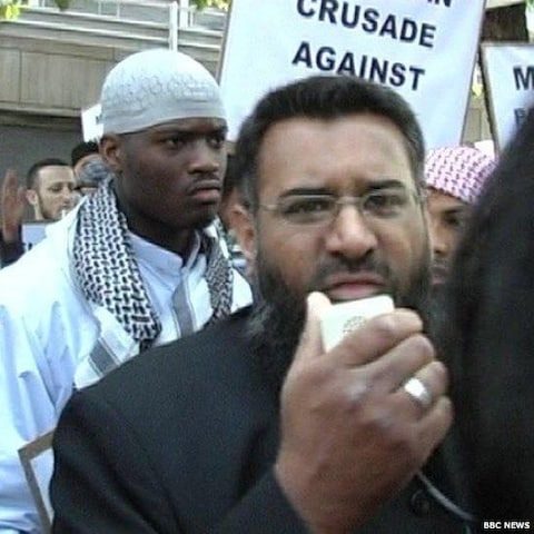 Anjem Choudary with Lee Rigby killer