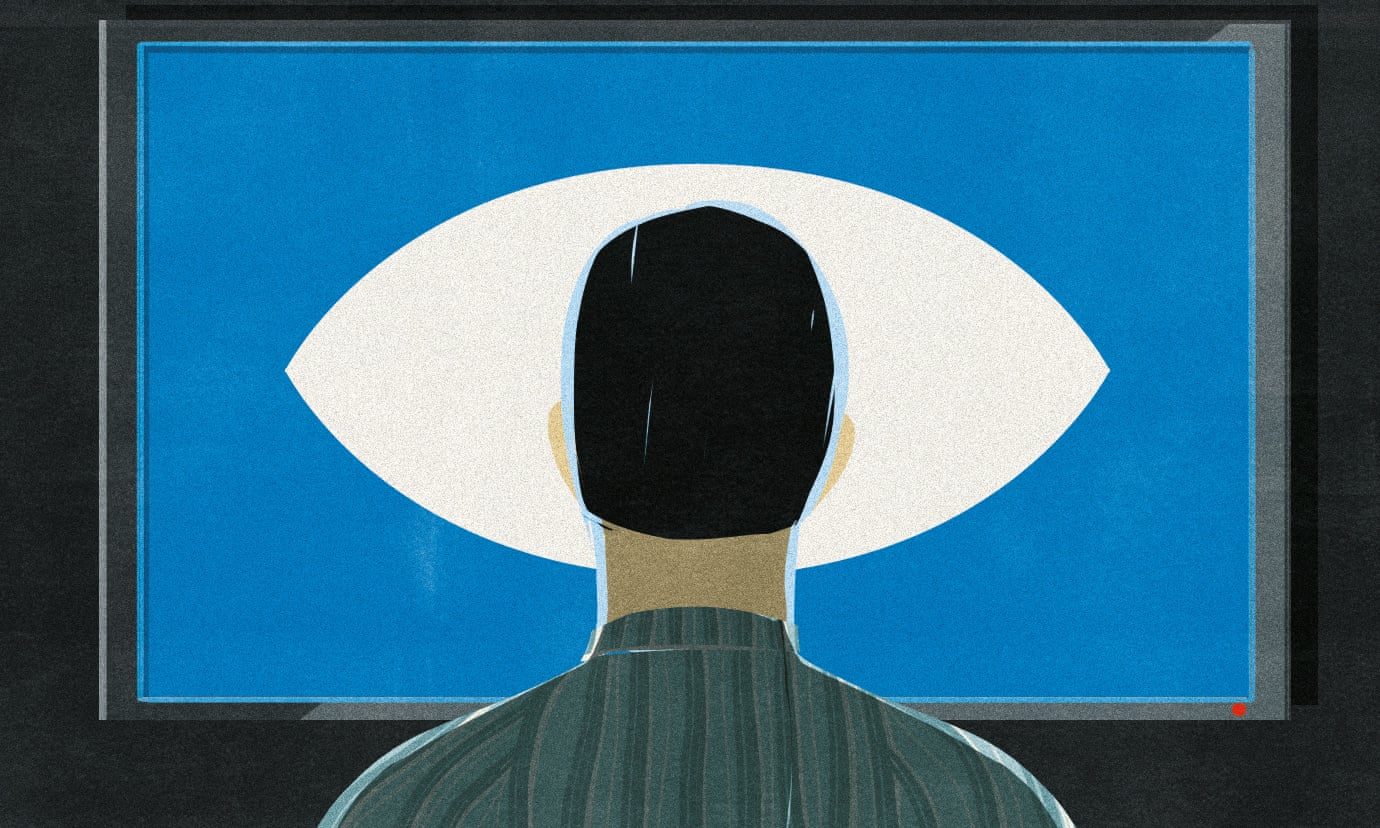watching TV watching you