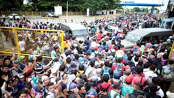 Mexico Migrant caravan