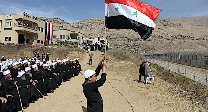 Druze people protest
