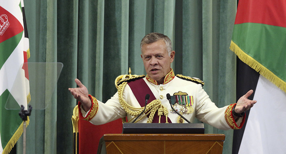 Click to enlarge Jordan's King Abdullah II