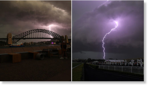 NSW thunderstorms: State hit by 300,000 lightning strikes in severe storm