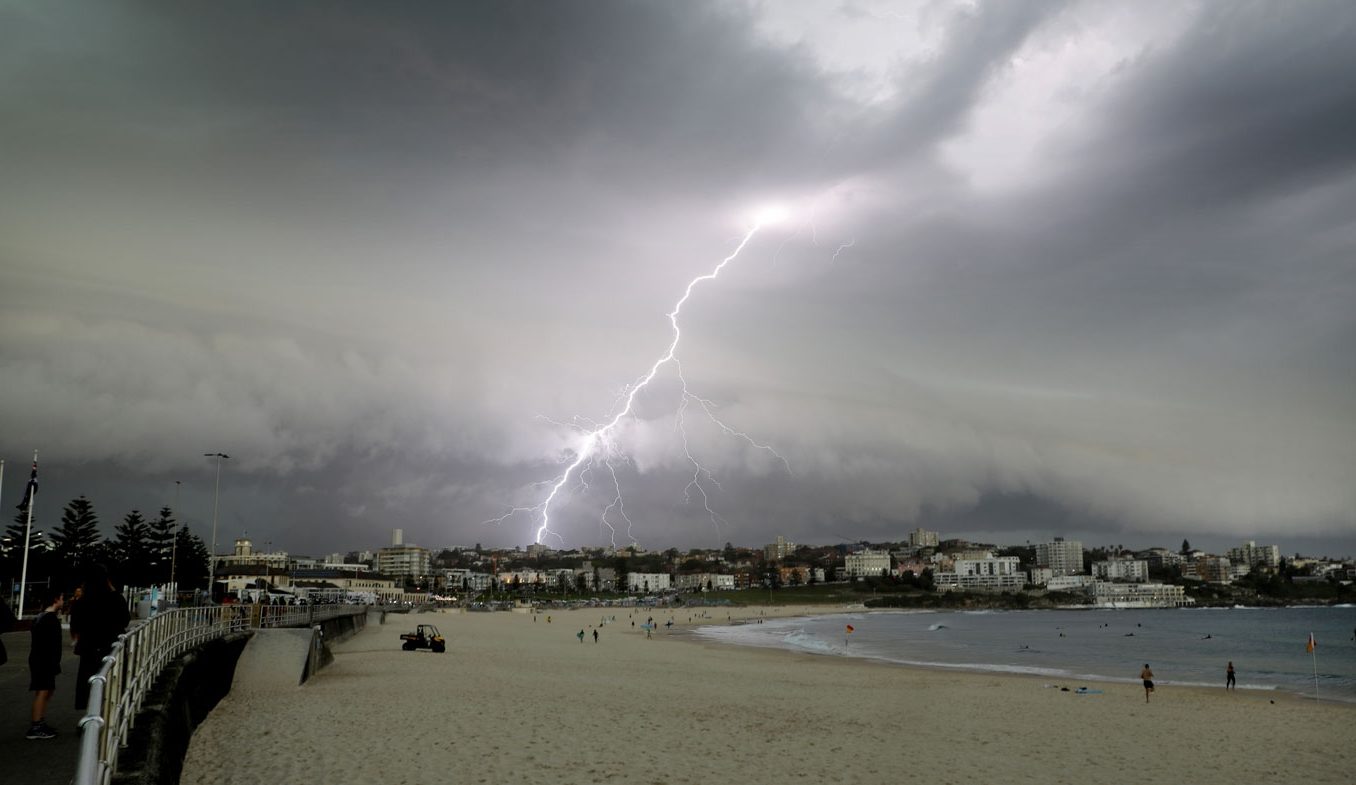 NSW lights up with 300,000 lightning strikes in severe storm