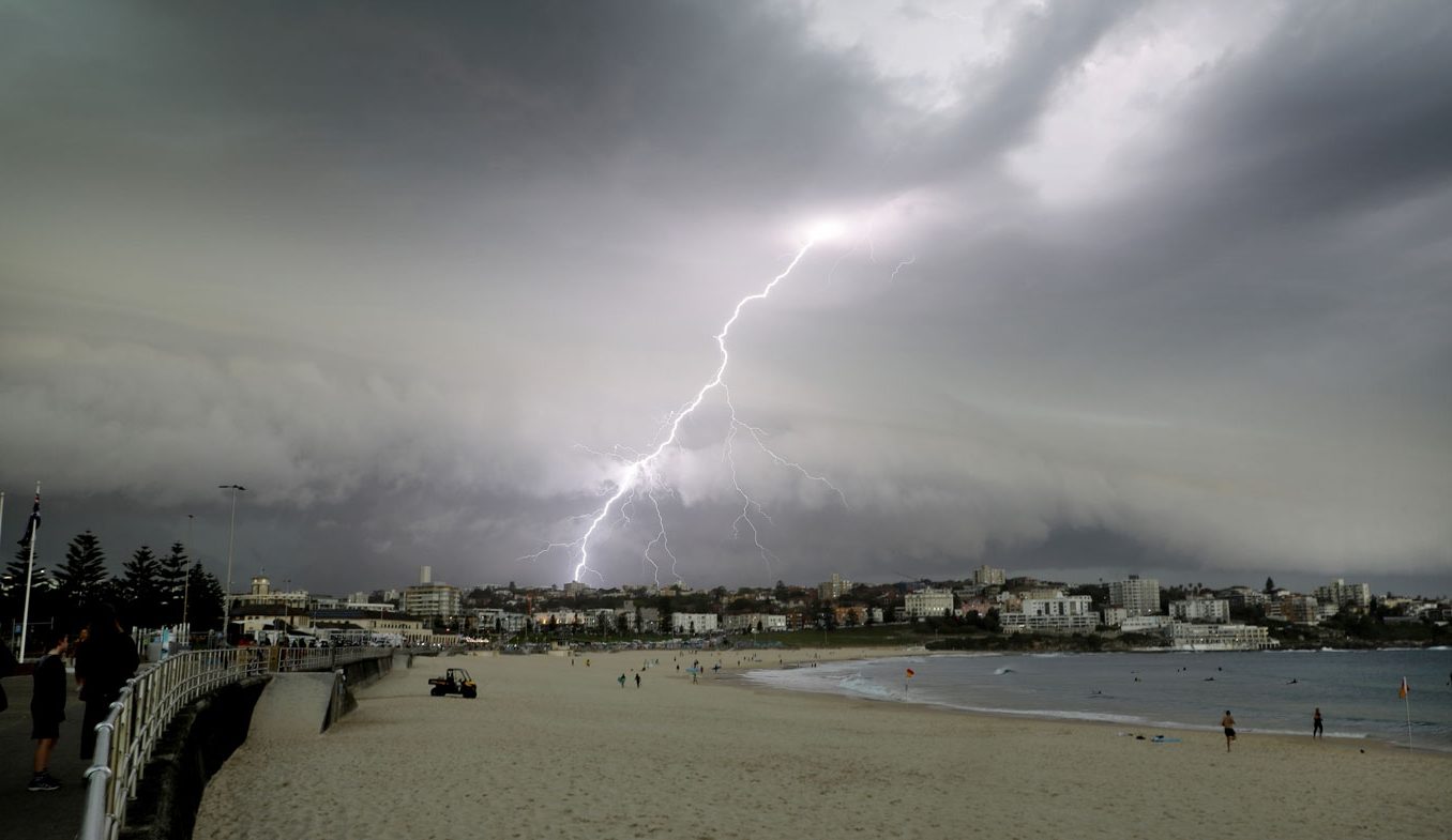 NSW lights up with 300,000 lightning strikes in severe storm