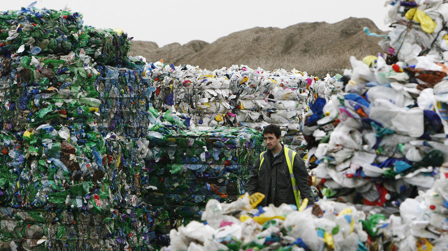 recycling plant in Dagenham, east London