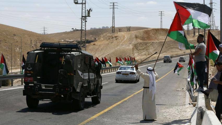 Click to enlarge protester Khan al-Ahmar