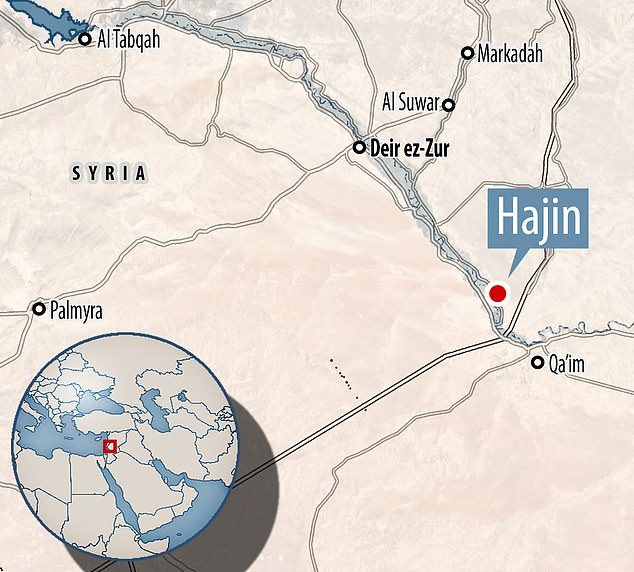 Click to enlarge Hajin Deir ez-Zor Syria Euphrates