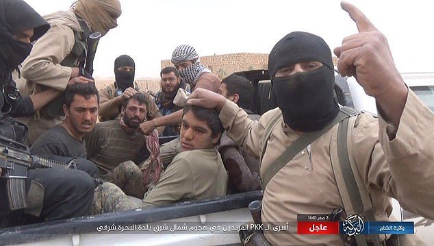 ISIS hostages kidnapped hostages SDF