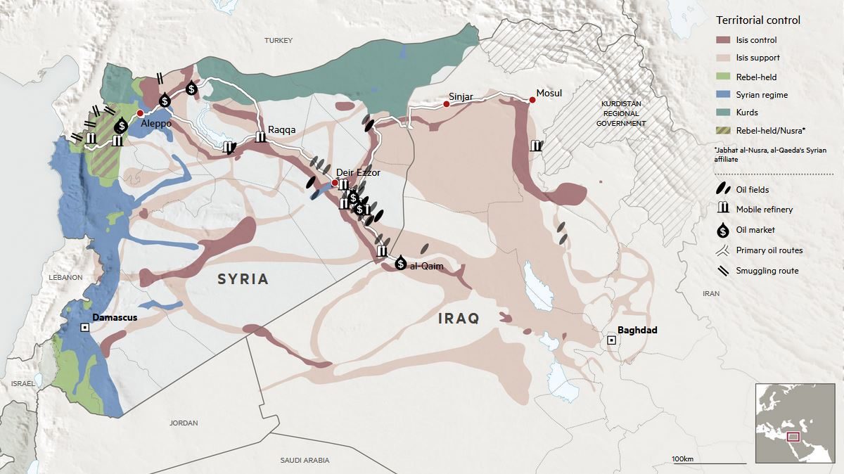 Click to enlarge ISIS oil Syria