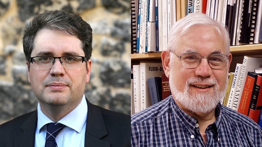 Bellingcat founder Eliot Higgins - (R) Professor Theodore Postol