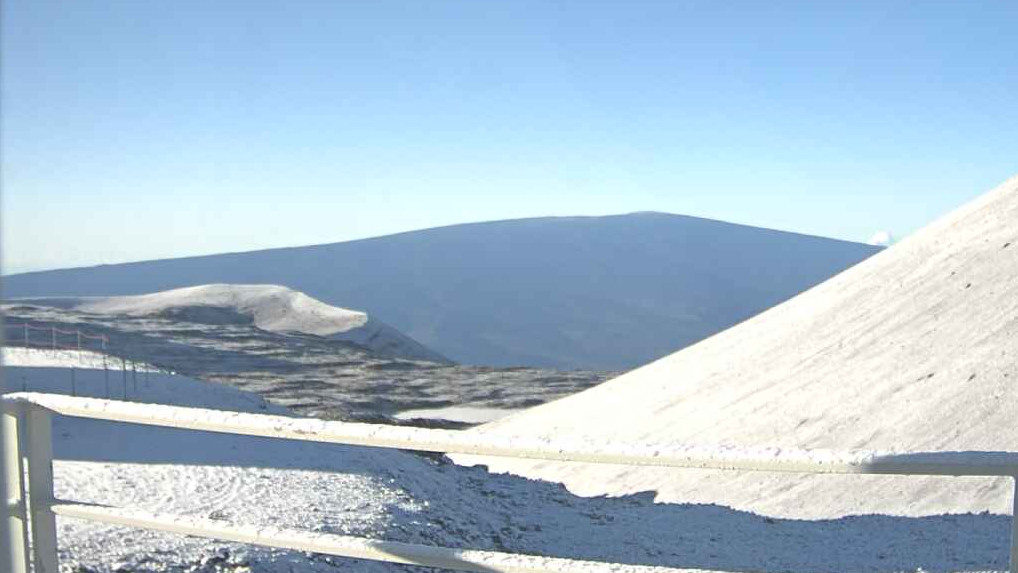 NOAA Mauna Kea cam at 7:12 a.m. on Oct 21
