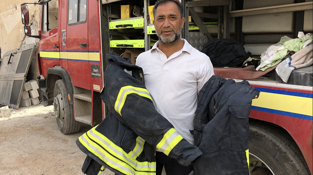 Click to enlarge Former White Helmets Daraa chief Hassan Farouk Mohammed.