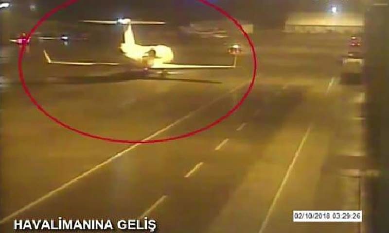 Khashoggi suspect plane