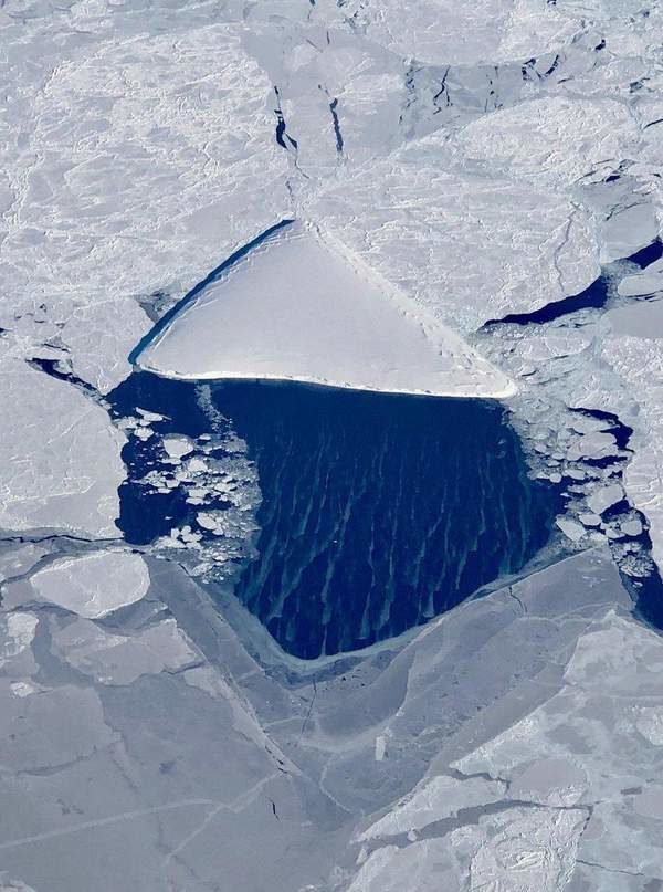 Triangular iceberg