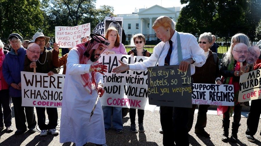 Click to enlarge Protest Khashoggi White House
