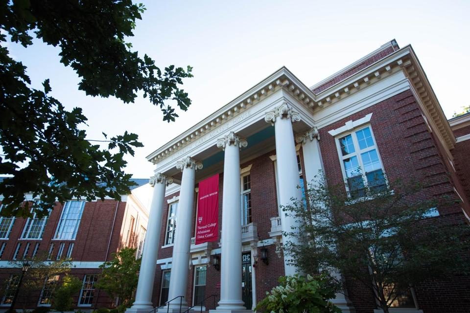 Click to enlarge The Harvard University admissions office.