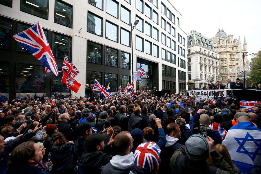 tommy robinson protest