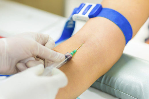 Click to enlarge blood test