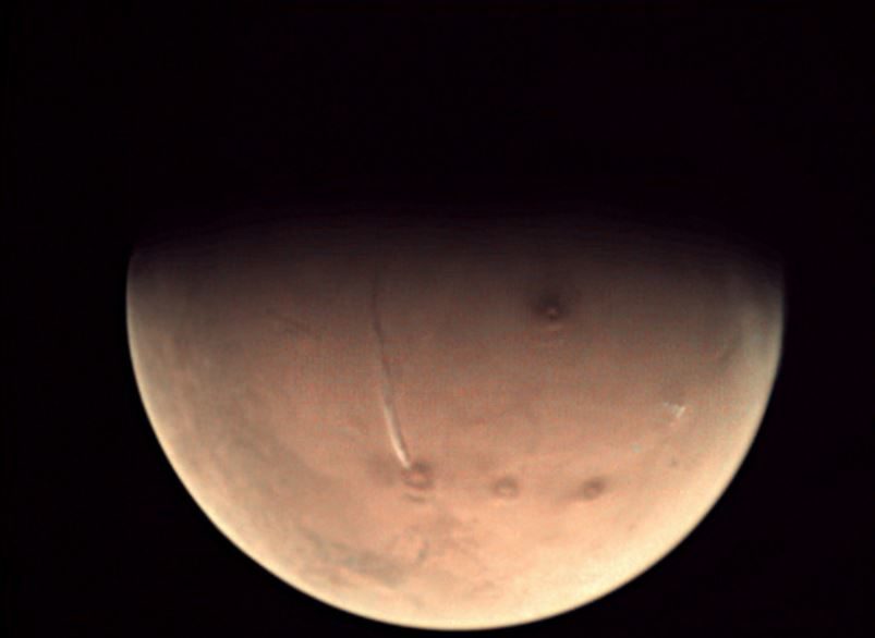 Click to enlarge Mars explosion