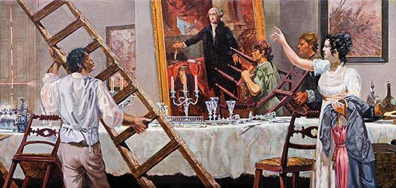 dolley madison burning washington