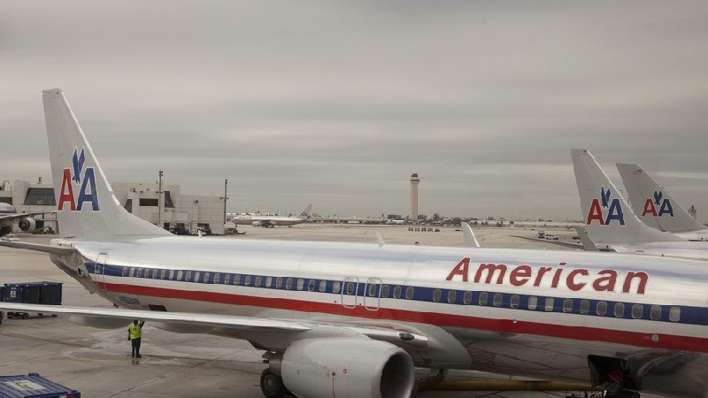 Click to enlarge vacated AA flight to Mexico