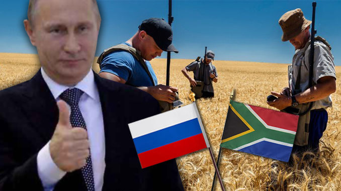 Putin offer land white south african farmers