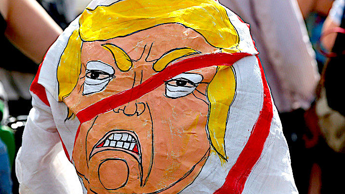 Trump mask thingy