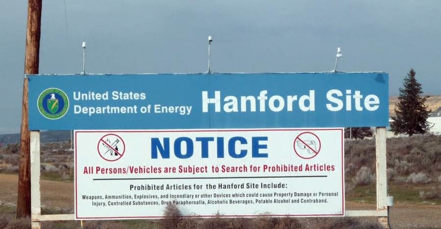 Click to enlarge Hanford nuclear site