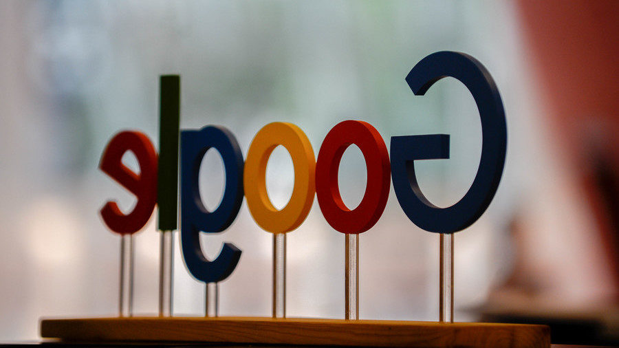 Click to enlarge google logo backwards