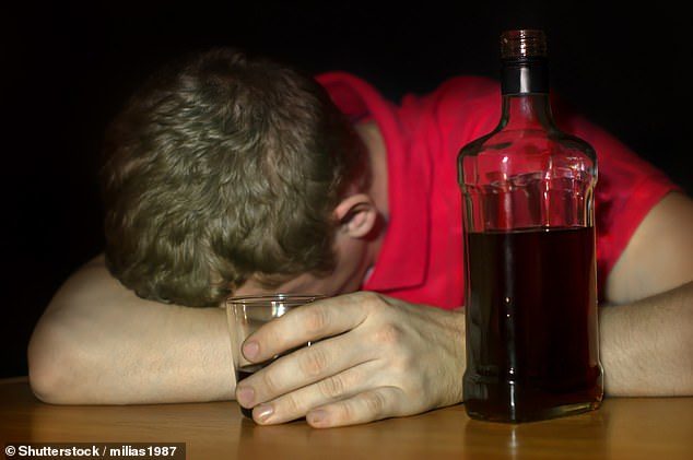 Click to enlarge Man drinking