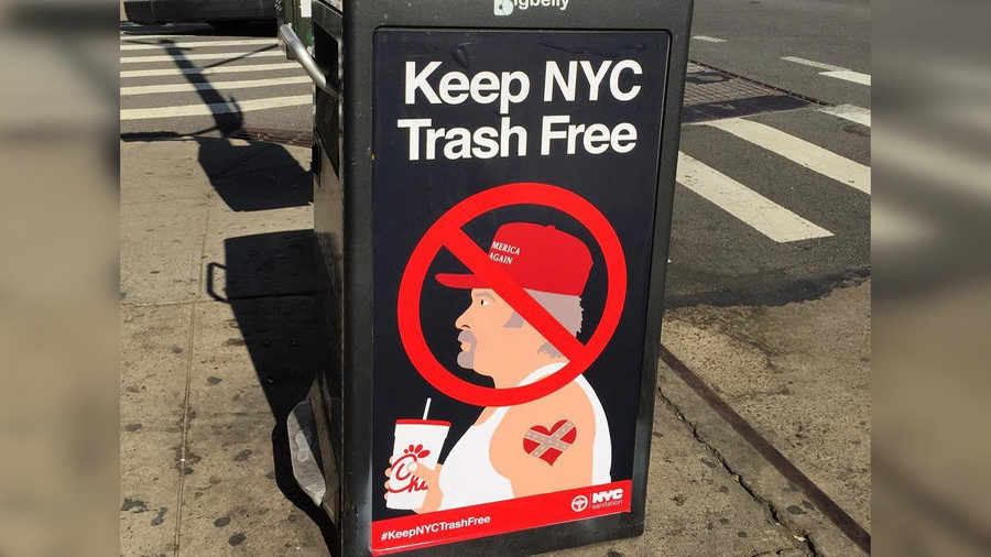 Click to enlarge Trump trash