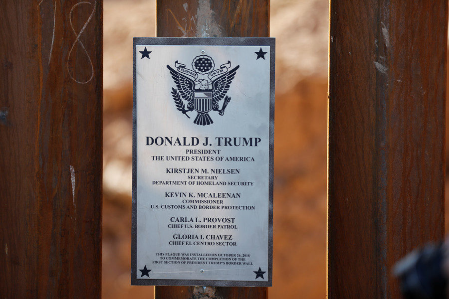 Click to enlarge Trump plaque