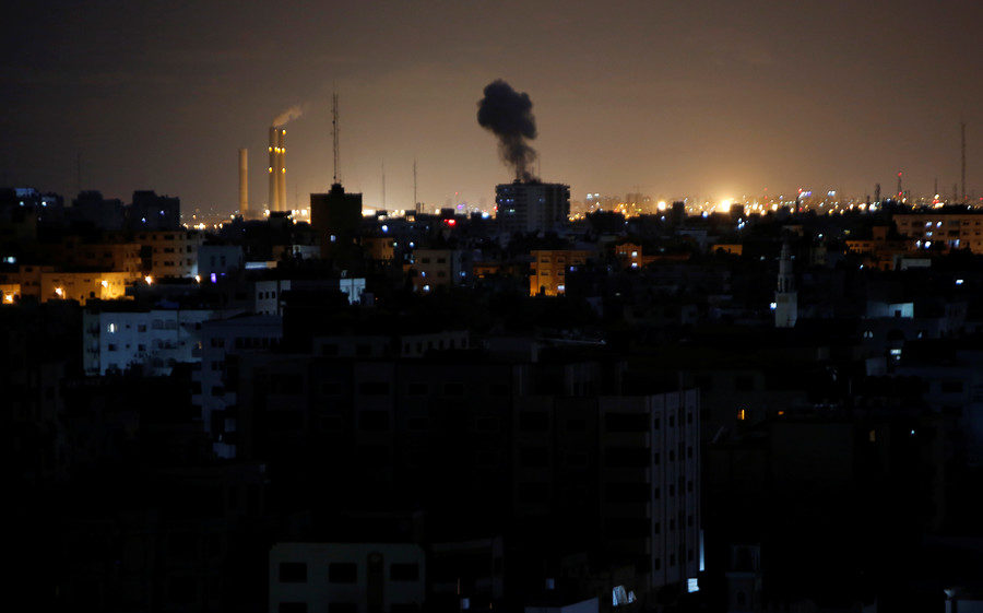 gaza explosion airstrikes