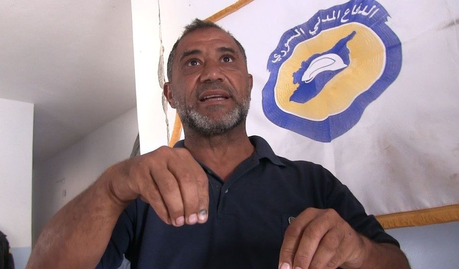Click to enlarge Abu Mohanad Al Mahamid White Helmet operative