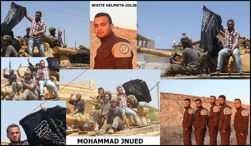 Click to enlarge White helmets terrorists al nusra